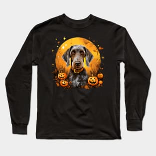 German Wirehaired Pointer Halloween Long Sleeve T-Shirt